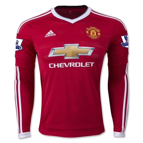 Manchester United LS Home 2015-16 LINDEGAARD #13 Soccer Jersey - Click Image to Close